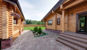 Деревянный дом из клееного профилированного бруса 99 м2